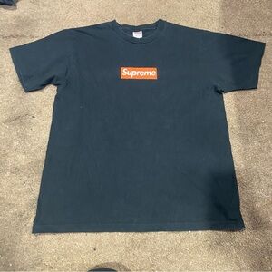 Brand New Supreme San Francisco Box Logo Shirt Size Large FW19 Orange Black